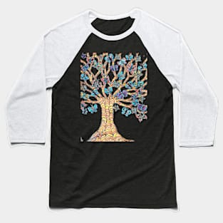 Butterfly. Tree Baseball T-Shirt